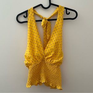 Love Tree - Tie up Halter Top - M